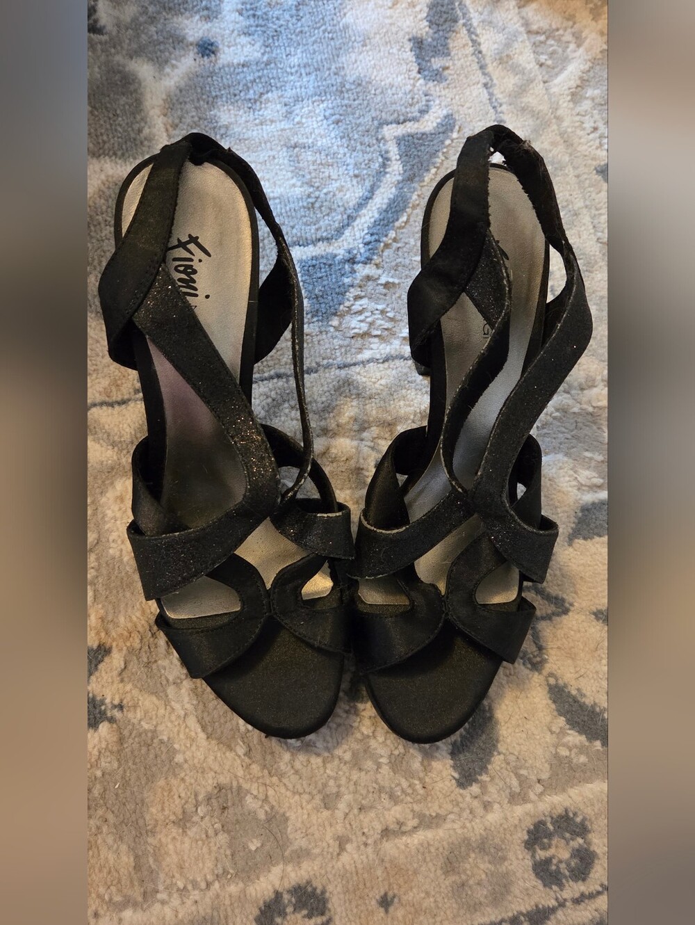 Black Strappy Heels